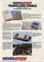 The Hoverspeed 1982 brochure, including timetables - Hoverspeed goodies